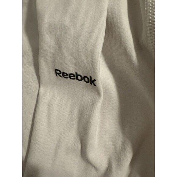 Reebok Womens  Ladies White Long Sleeve Floral Athletic Stretch ShirtTop Size XL - Picture 4 of 8